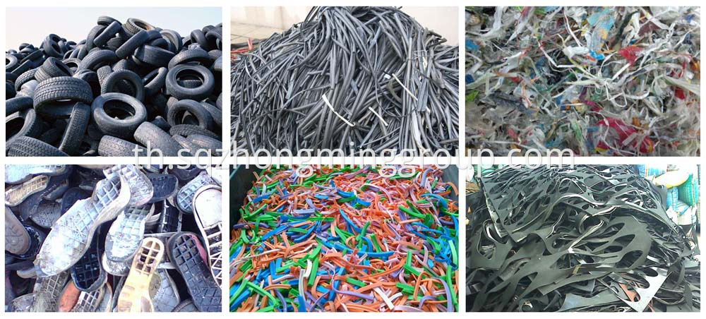 waste rubber tyre recycling